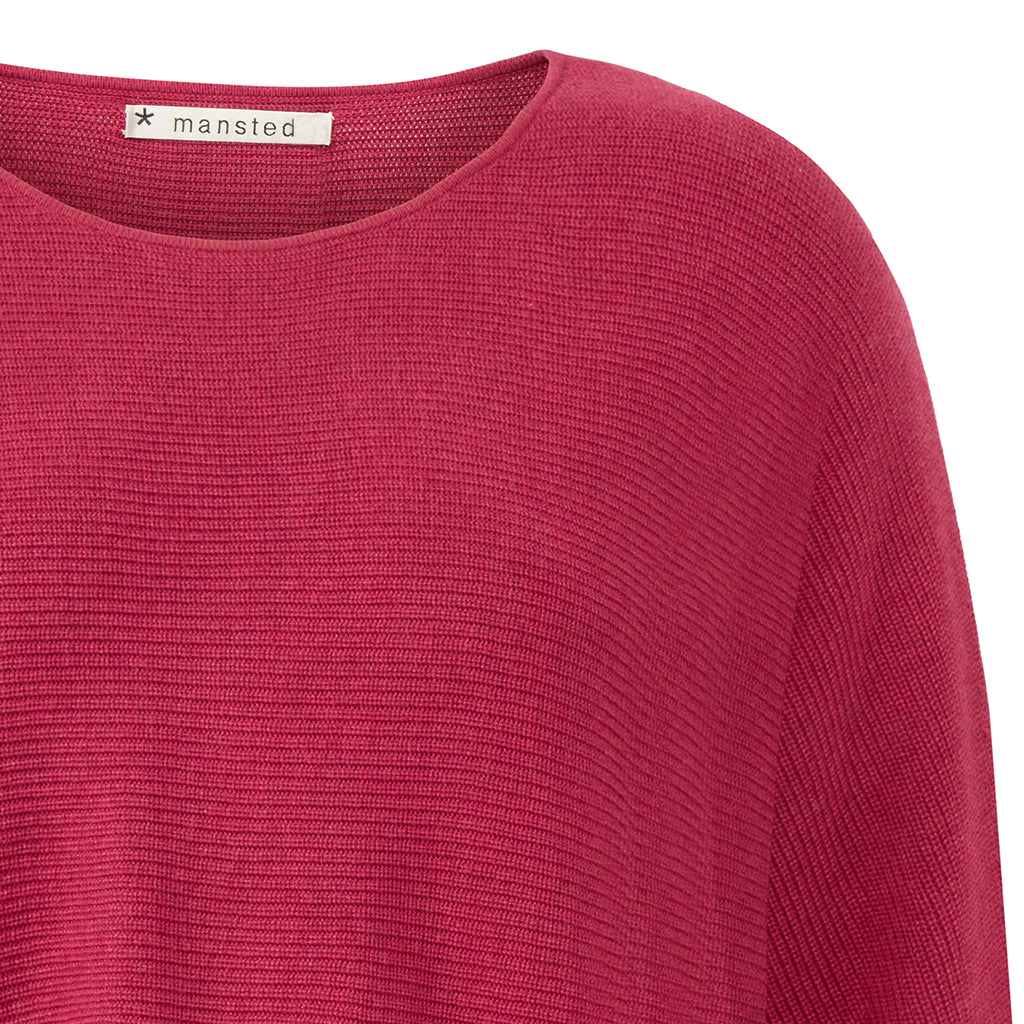 Mansted - Neria Eco Cotton Knit - Dark Pink