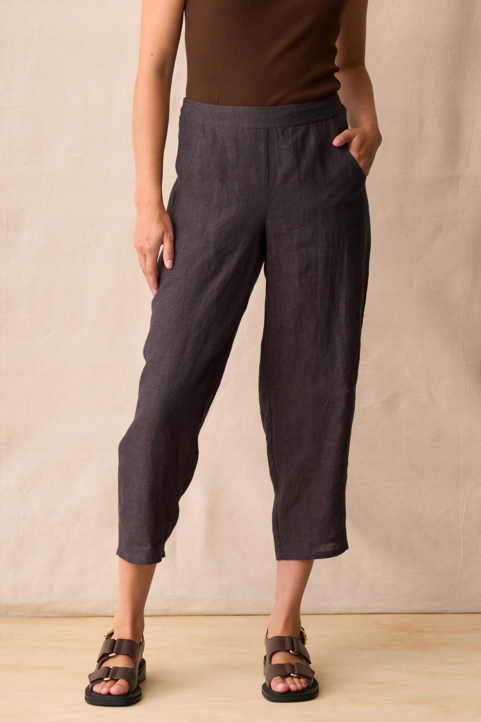 Neris - Parker Pant - Hazel