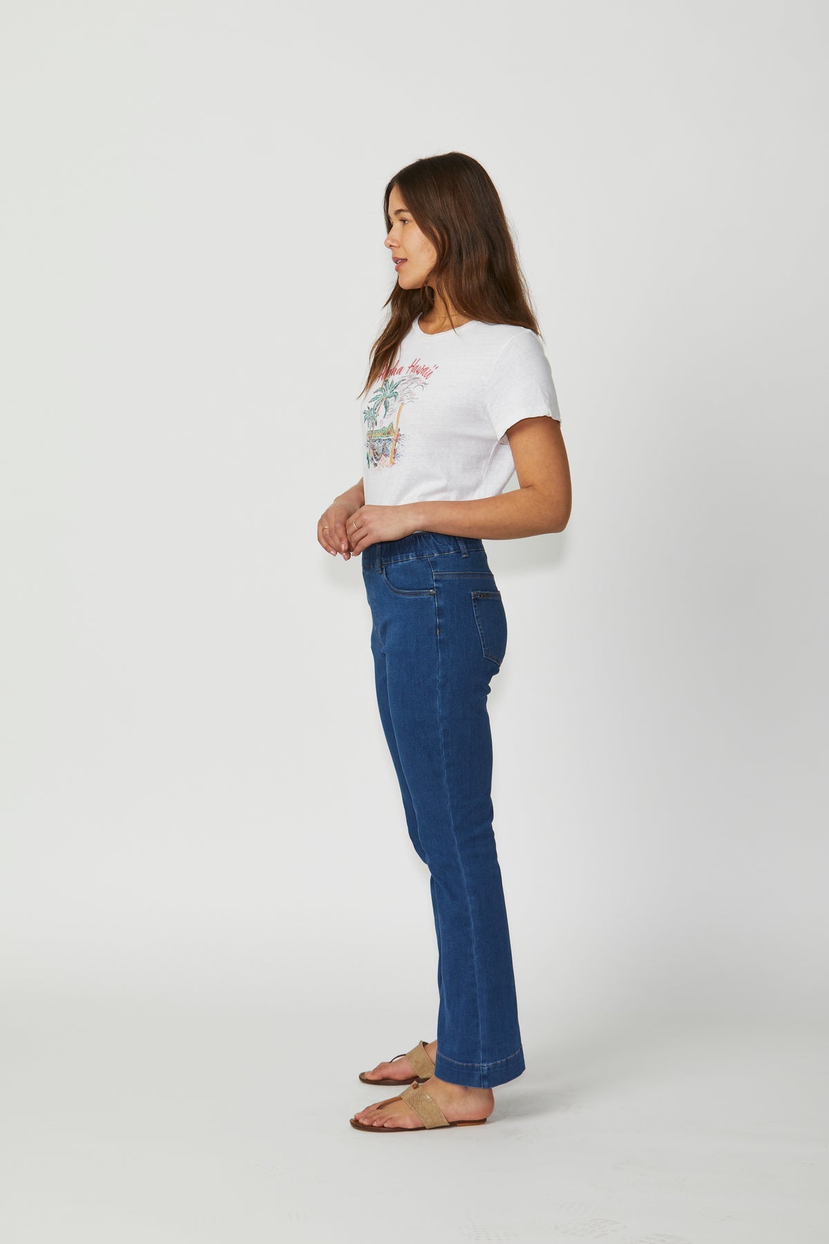 New London Jeans  - Olympia Flare Jean - Denim