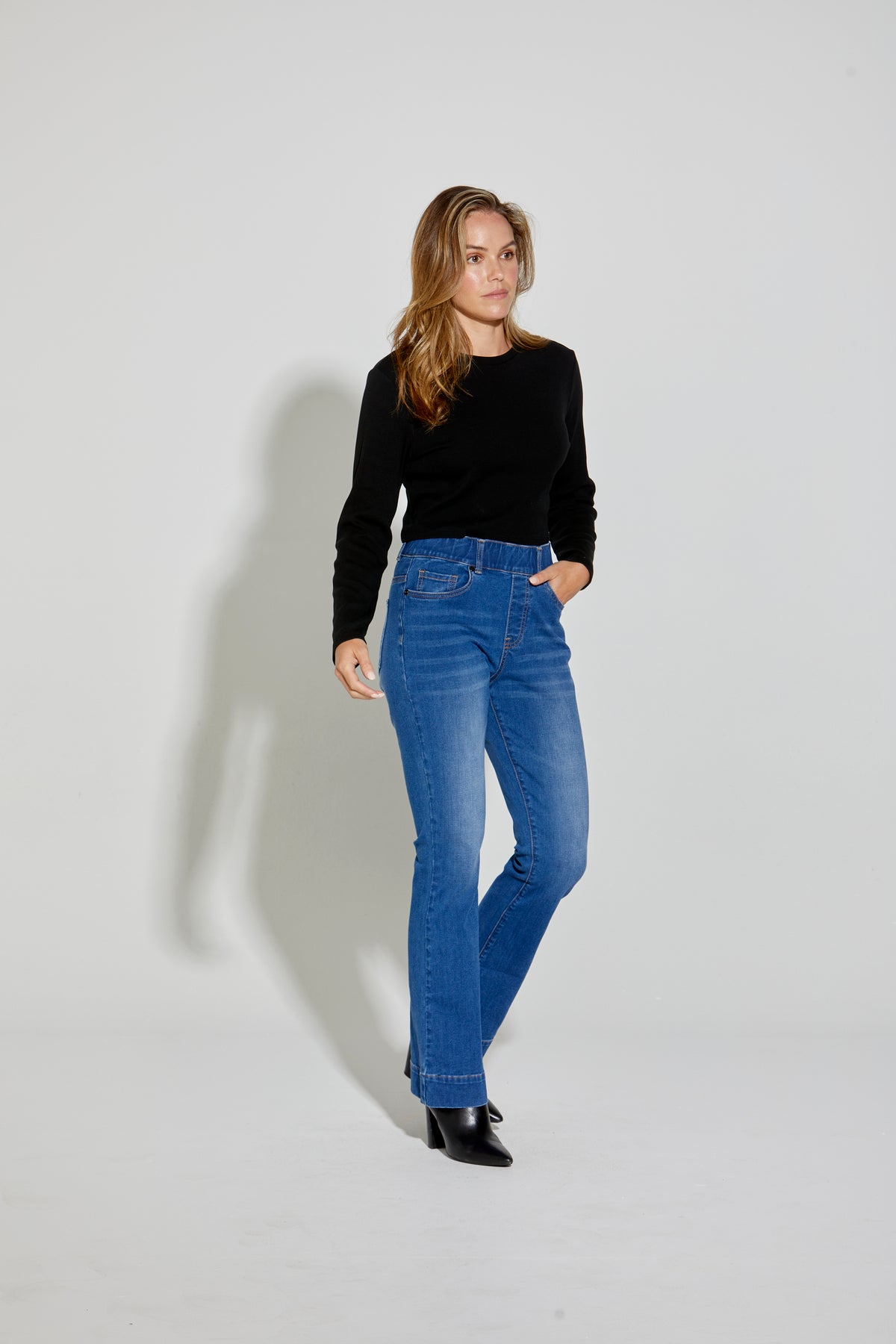 New London Jeans  - Olympia Flare Jean - Denim