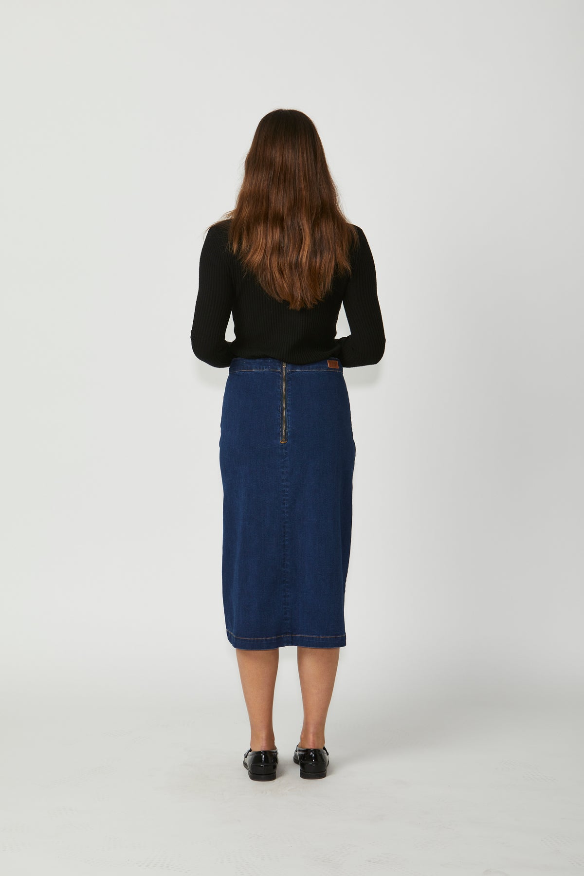 New London Jeans - Rhodes Denim Skirt - Dark