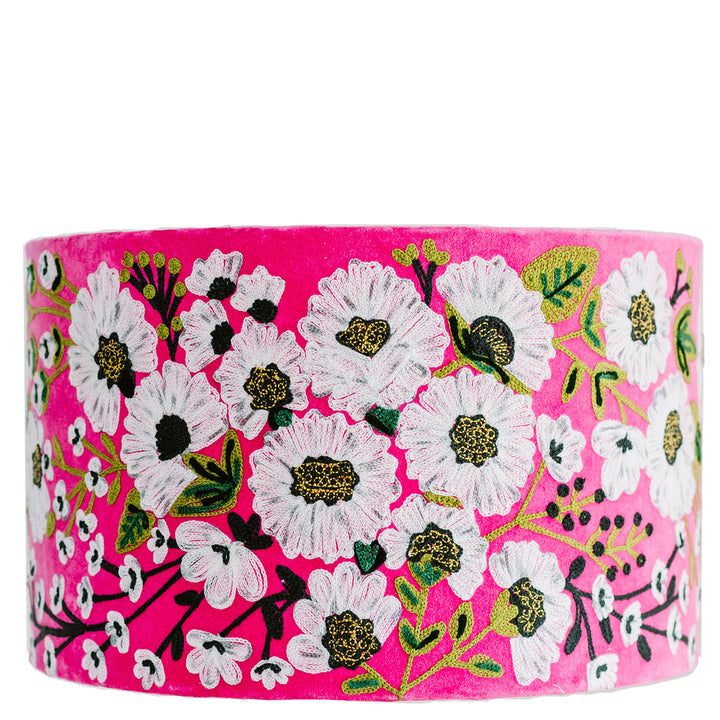Ruby Star - Drum Shade - Anenome - Pink White