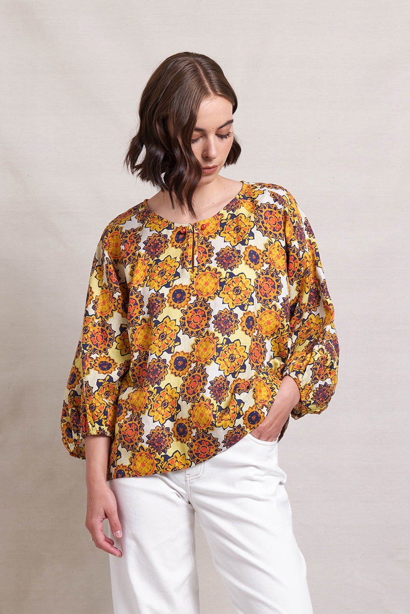 Neris - Baubles Top - Marigold