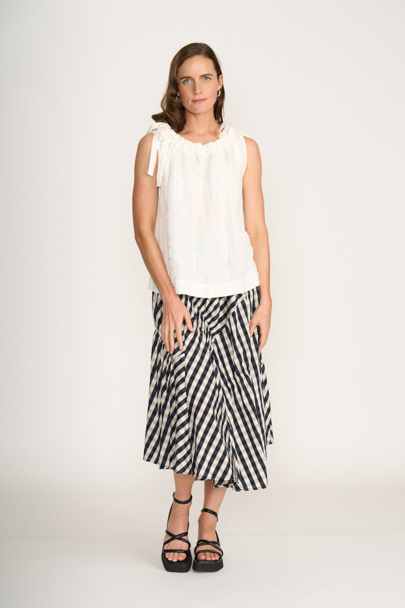 Neris - The Tie Top - Blanc