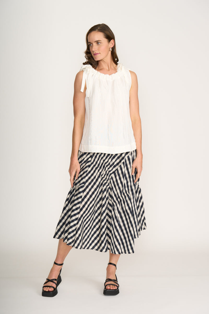 Neris - The Tie Top - Blanc