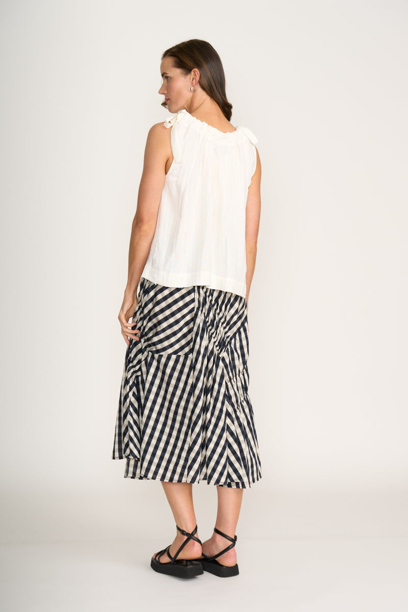 Neris - The Tie Top - Blanc
