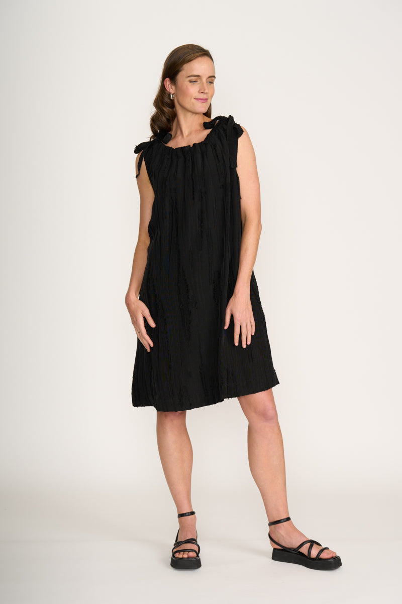 Neris - The Tie Dress - Black