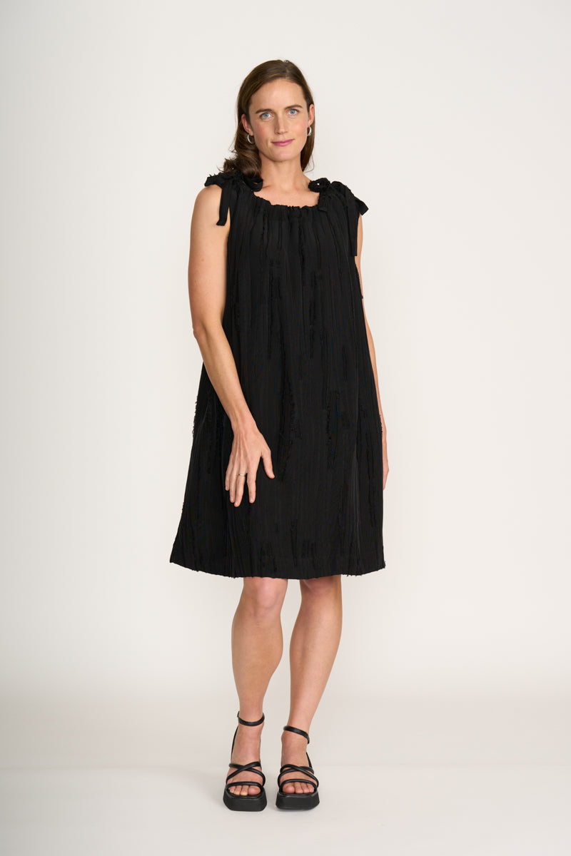 Neris - The Tie Dress - Black