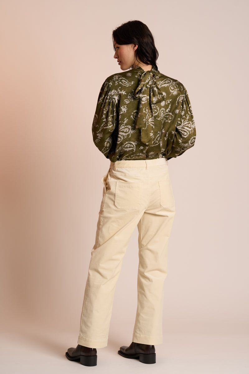 Neris - The Rhapsody Blouse - Lichen
