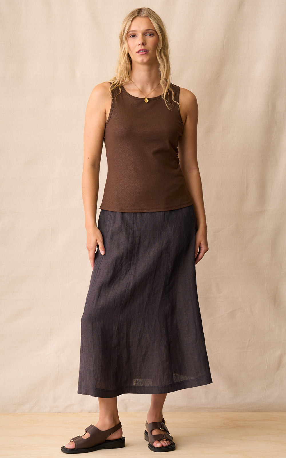 Neris - Harper Skirt  - Hazel