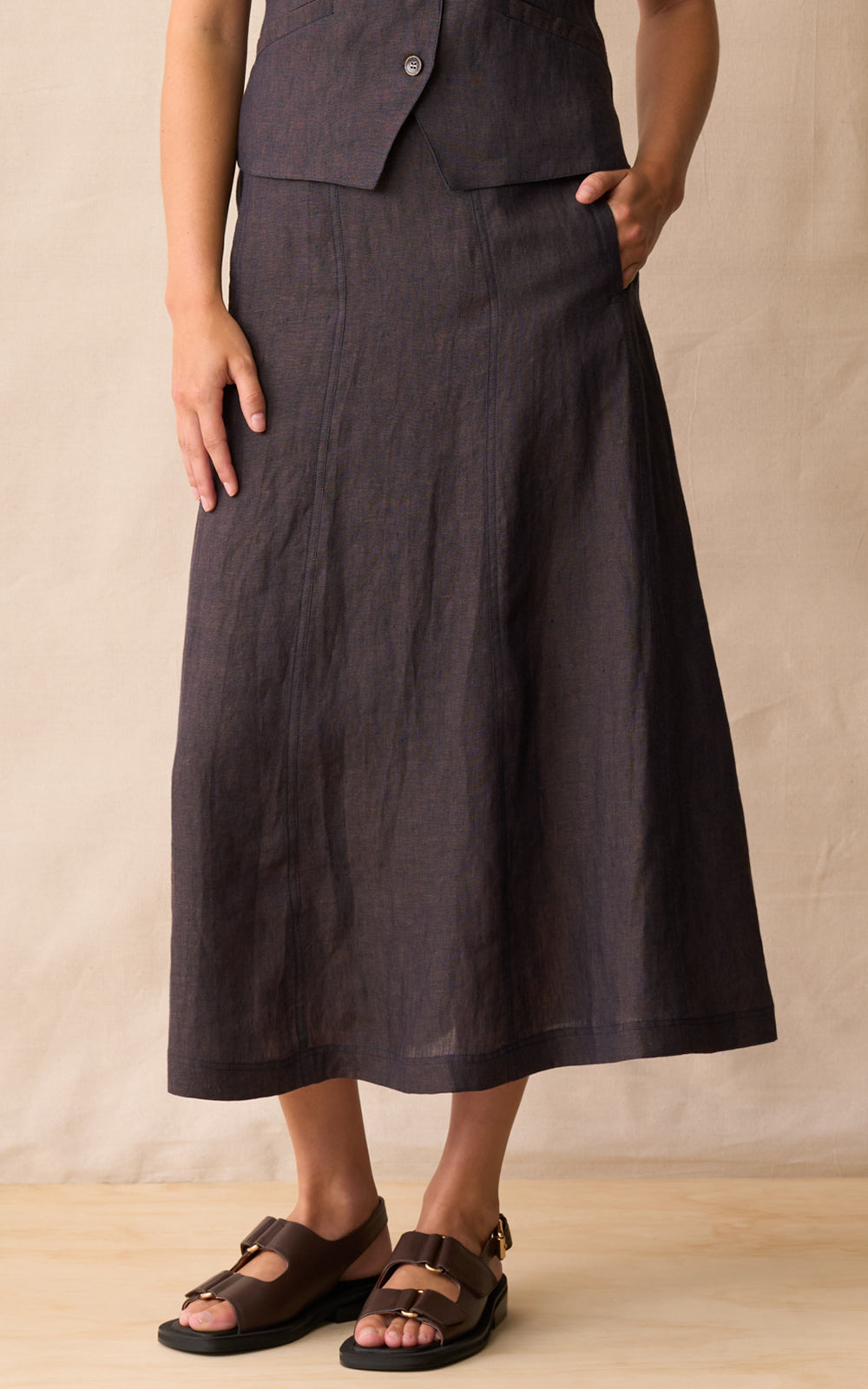 Neris - Harper Skirt  - Hazel