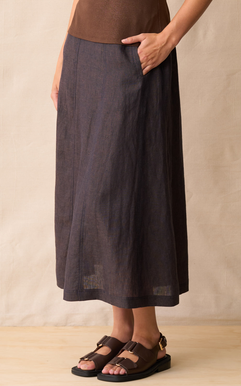 Neris - Harper Skirt  - Hazel
