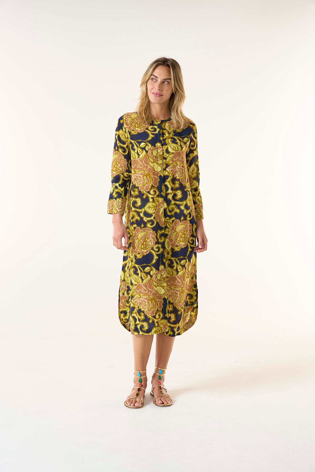 One Season - India Maxi Dress - San Sebastian Citrine