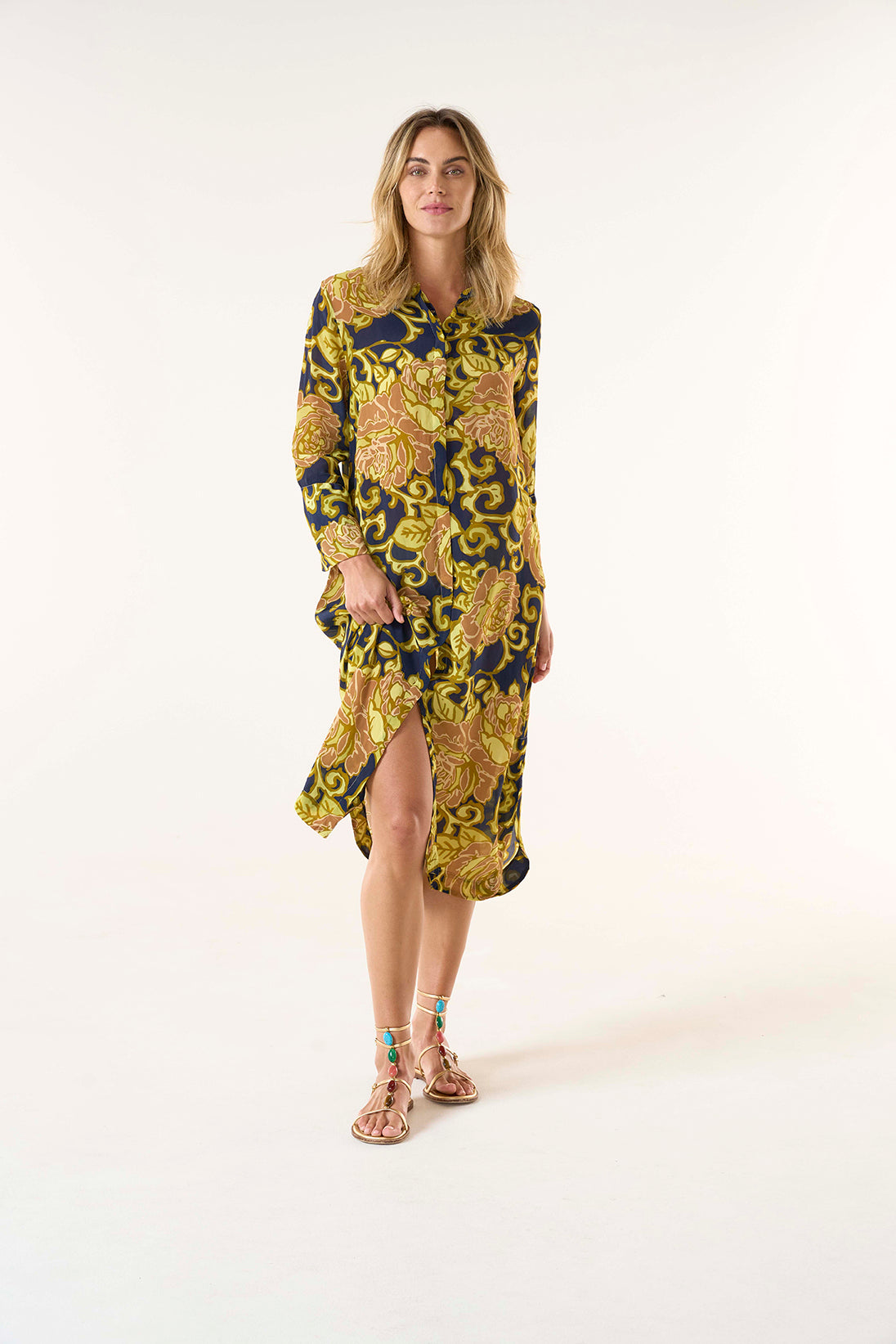 One Season - India Maxi Dress - San Sebastian Citrine