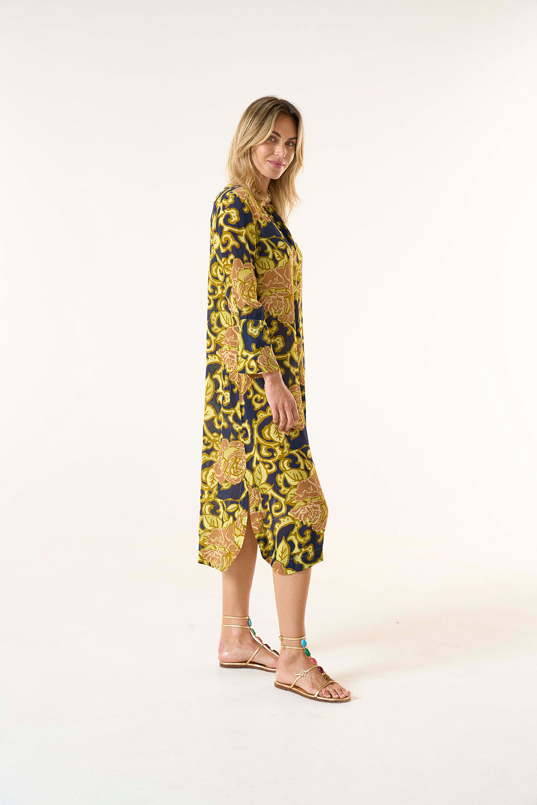 One Season - India Maxi Dress - San Sebastian Citrine