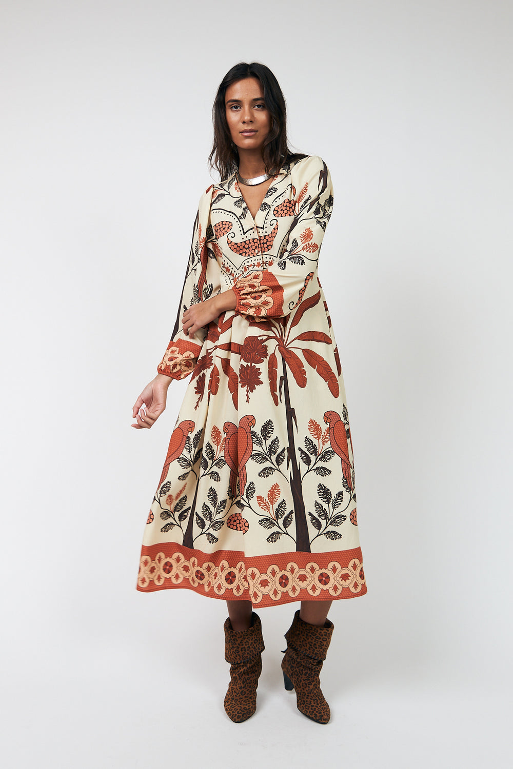 Lollys Laundry - SaraiLL Maxi Dress - Creme
