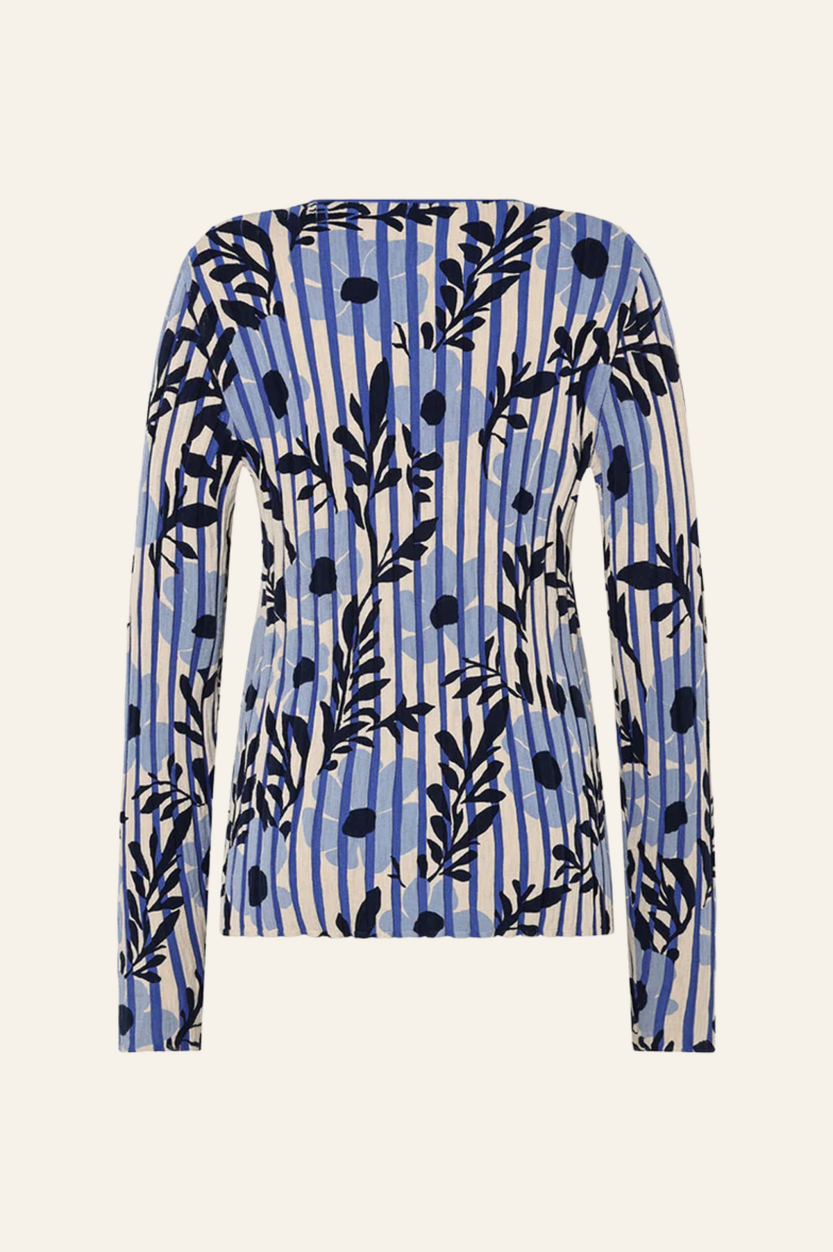 Mansted - Panama Bloom and Bars Crew - Blue