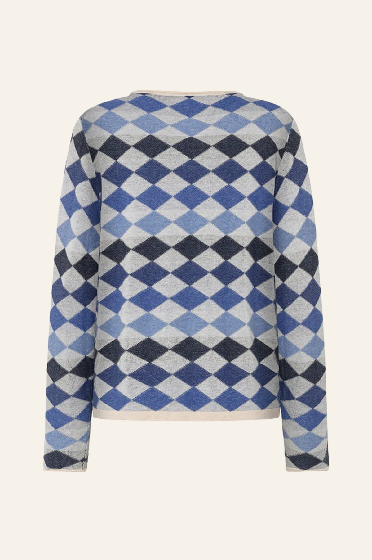 Mansted - Dobbie Diamond Mini Crew - Blue