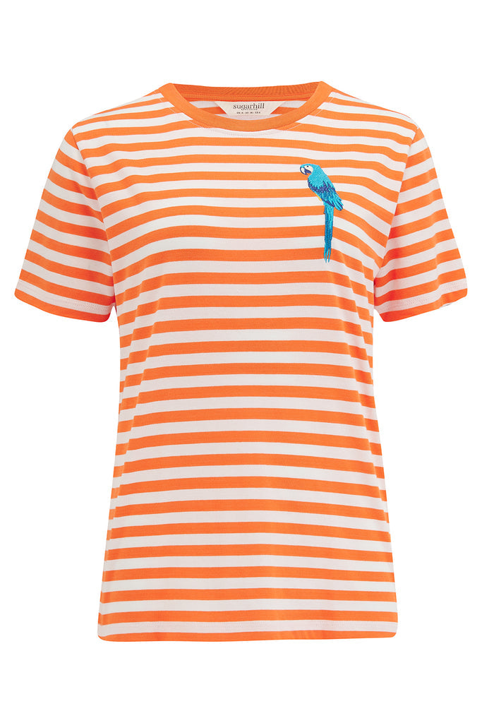 Sugarhill - Maggie T-Shirt - Stripy Parrot