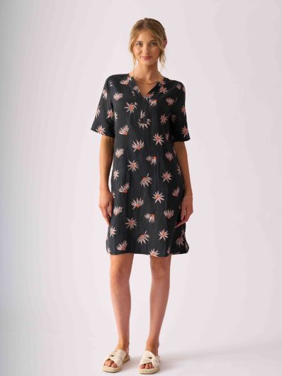FOIL - Stitch Up Dress - In Flower