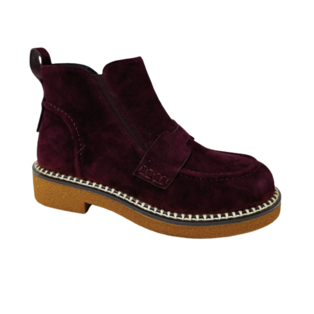 MR Shoes - Other Bordo Suede Boot - Mulberry