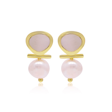 Cara  - Milan Pearl Drop - Gold