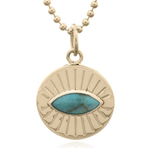 Cara  - Karma Gold  Eye Necklace