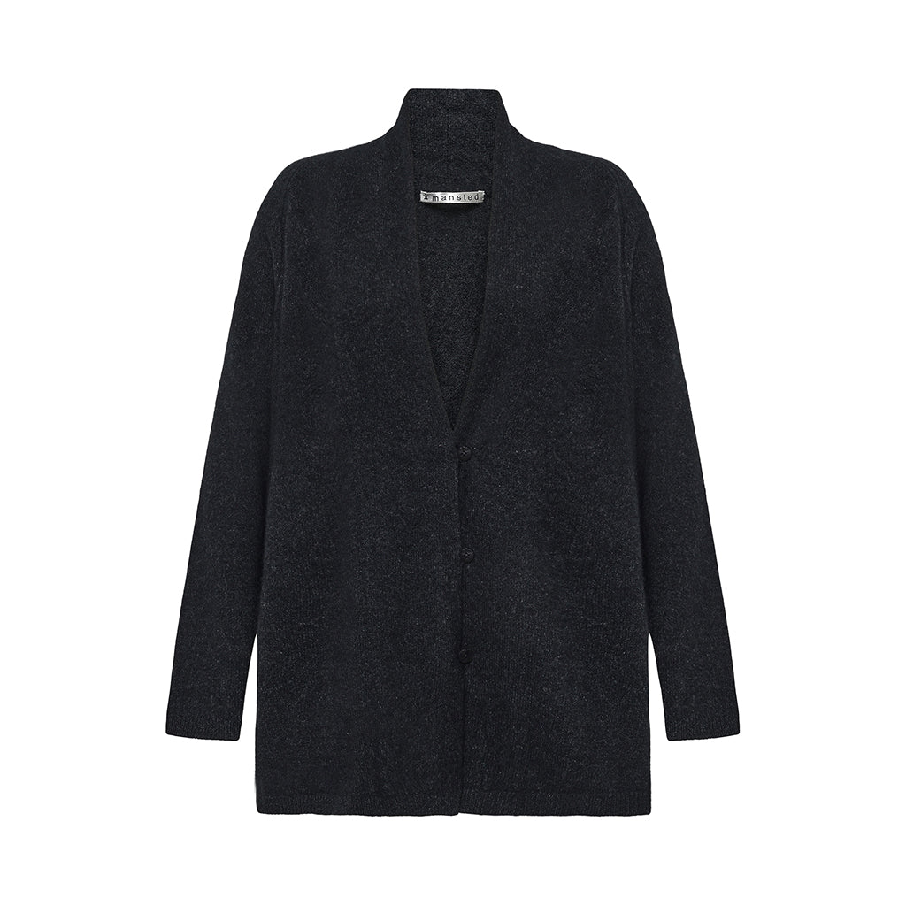 Mansted - Zonia Yak Coatigan - Dark Aqua