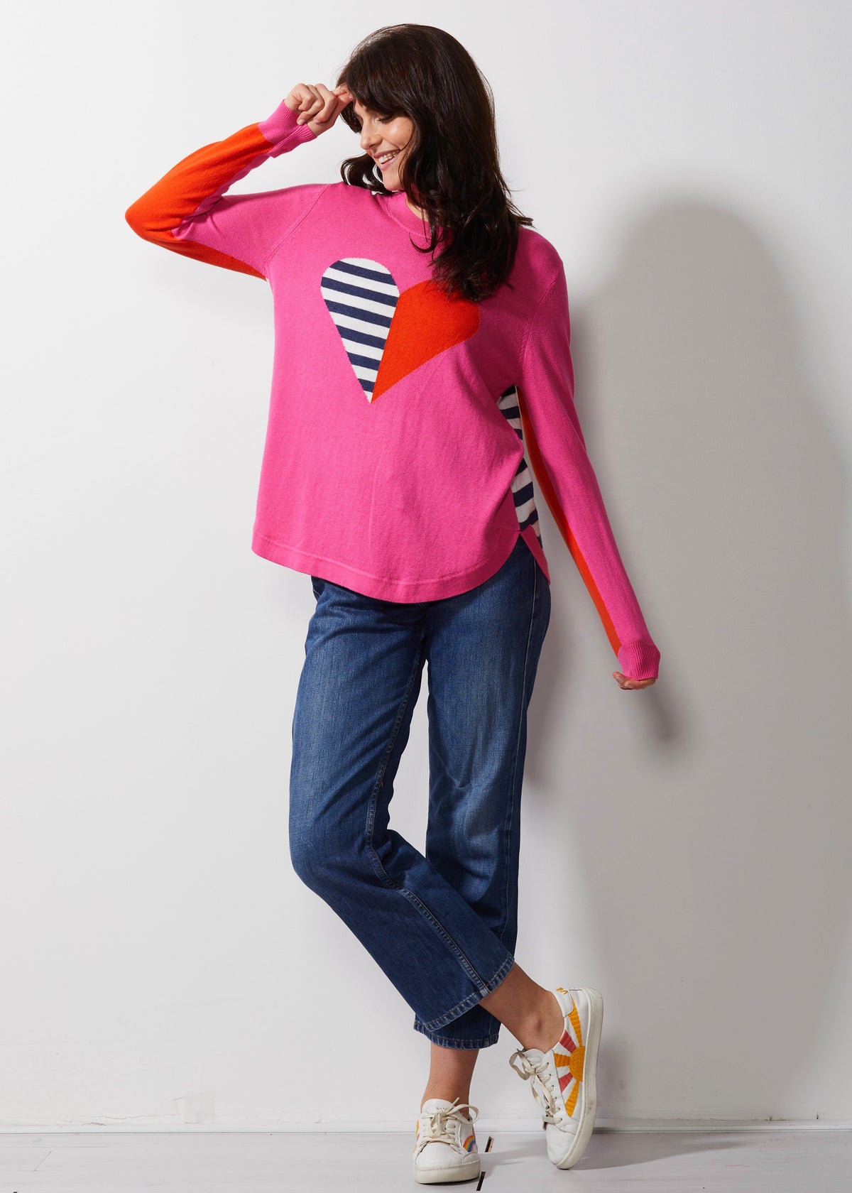 Zaket &amp; Plover - Love Lineup Jumper - Pink