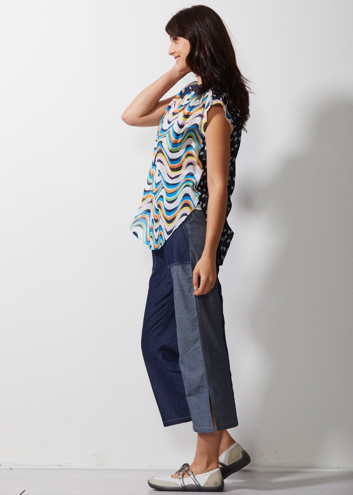 Zaket &amp; Plover - Cotton Voile Tank Blouse - Sardinia