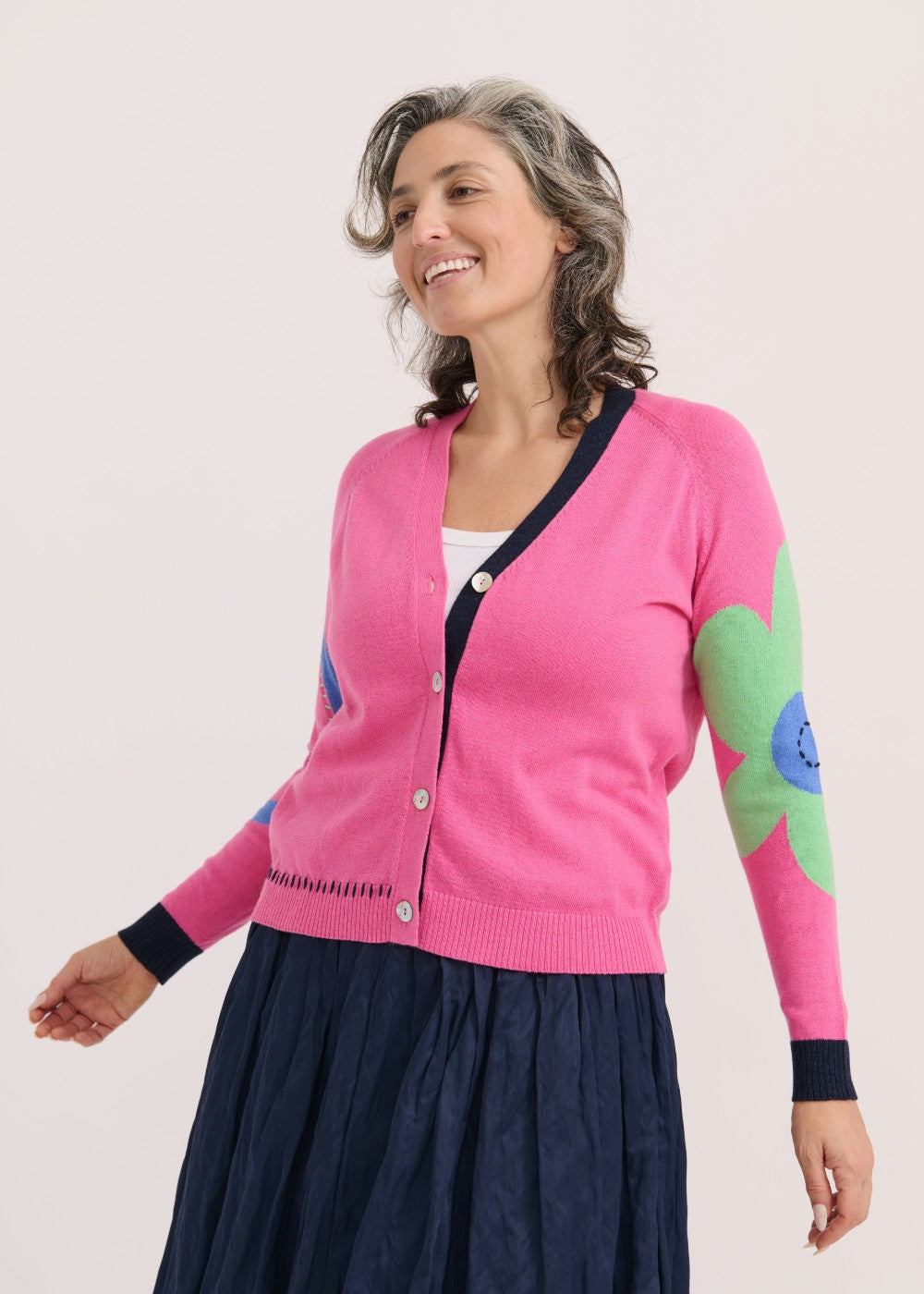 Zaket &amp; Plover - Peace Please Cardigan - Pink