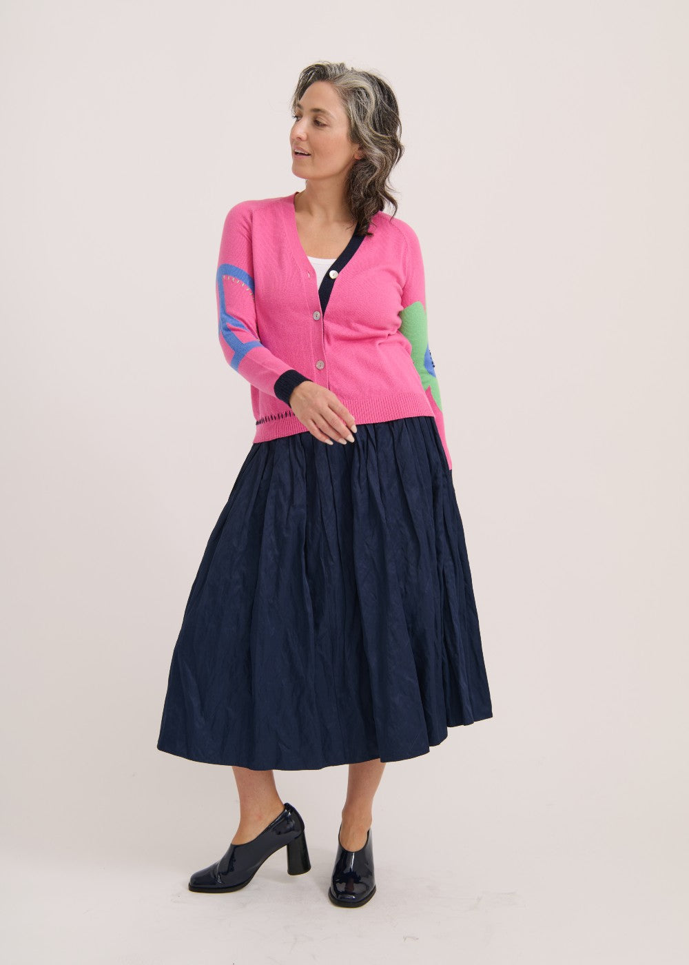Zaket &amp; Plover - Peace Please Cardigan - Pink