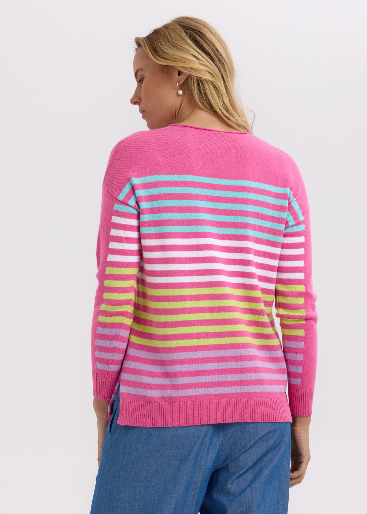 Zaket &amp; Plover - Side Stripe Jumper - Pink