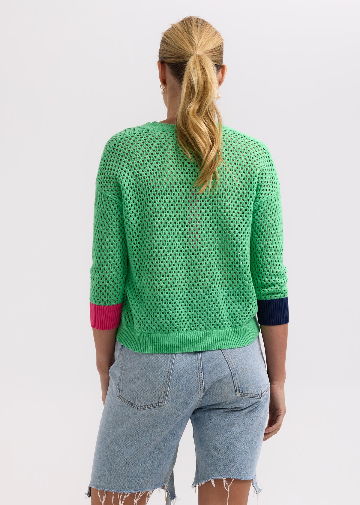 Zaket &amp; Plover - Holey Cardigan - Apple