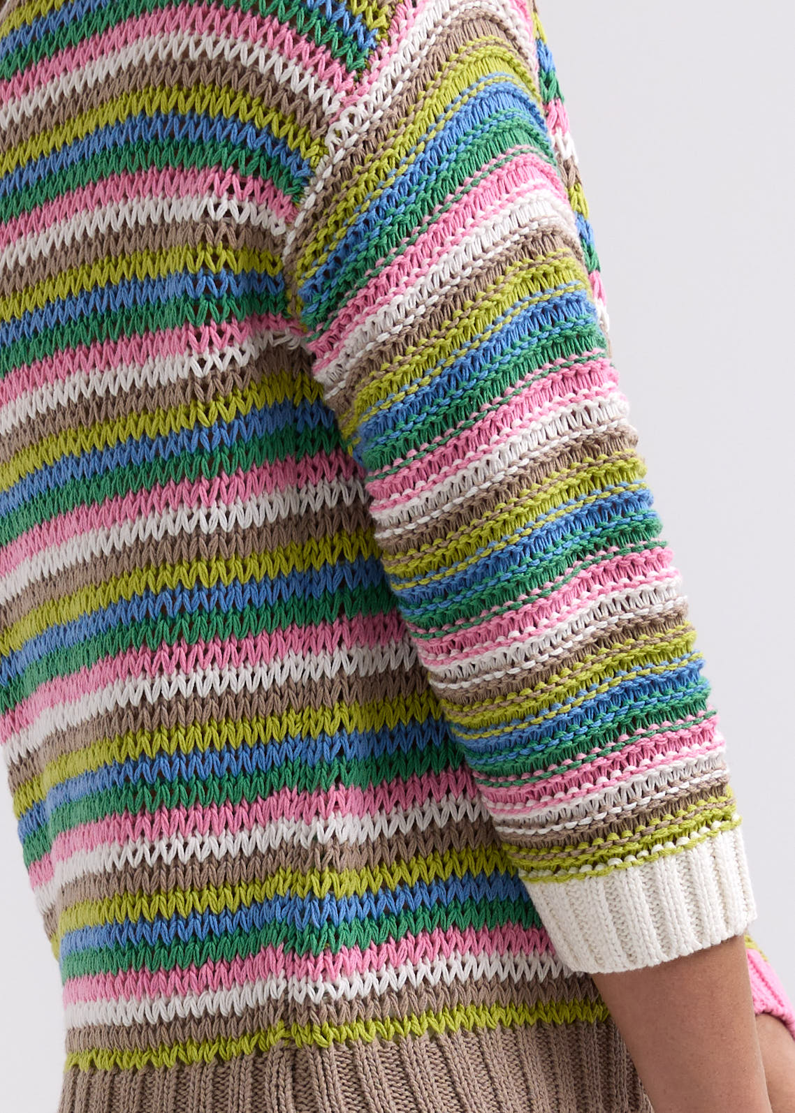 Zaket &amp; Plover - Chunky Stripe Jumper - Chartreuse