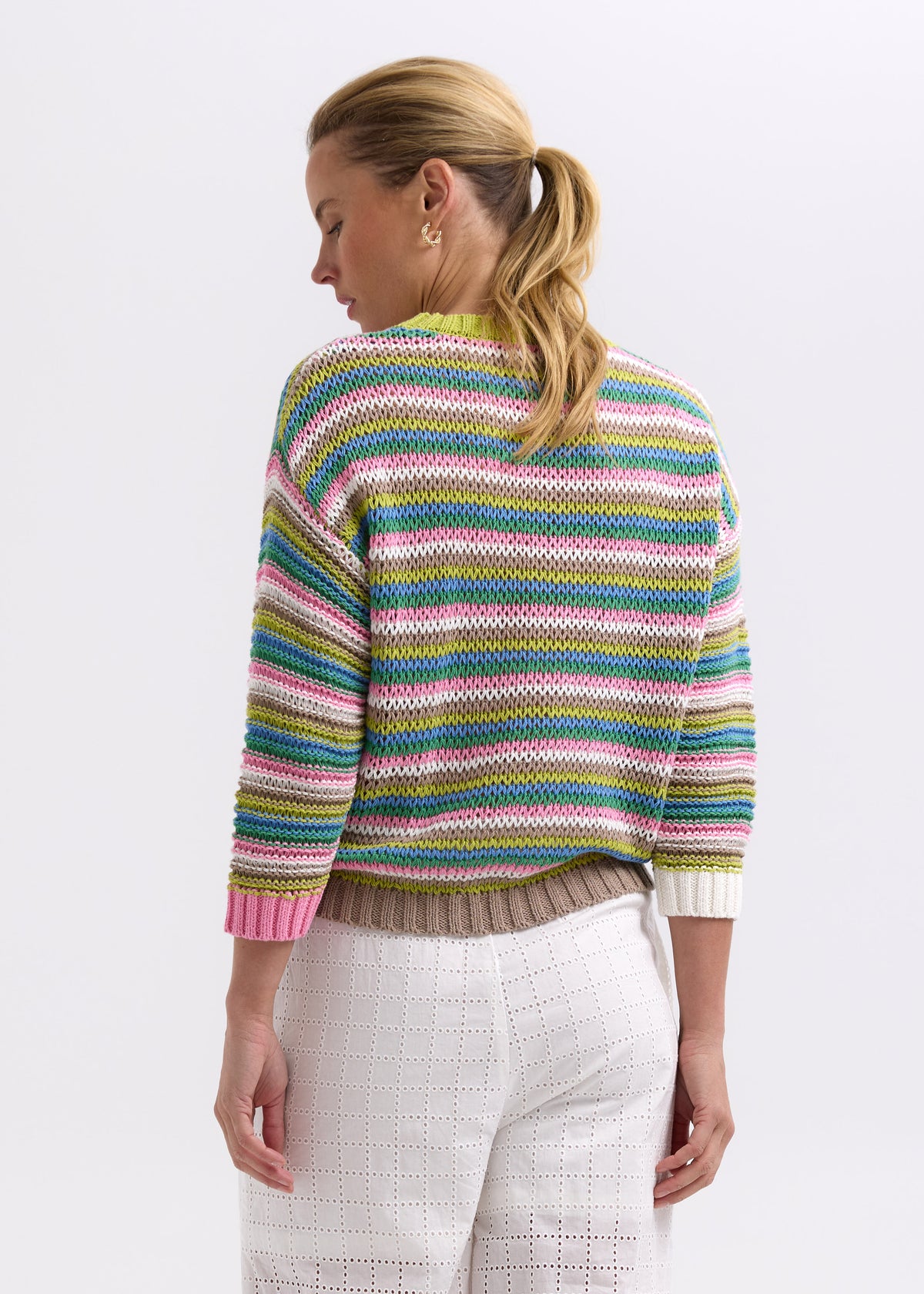 Zaket &amp; Plover - Chunky Stripe Jumper - Chartreuse