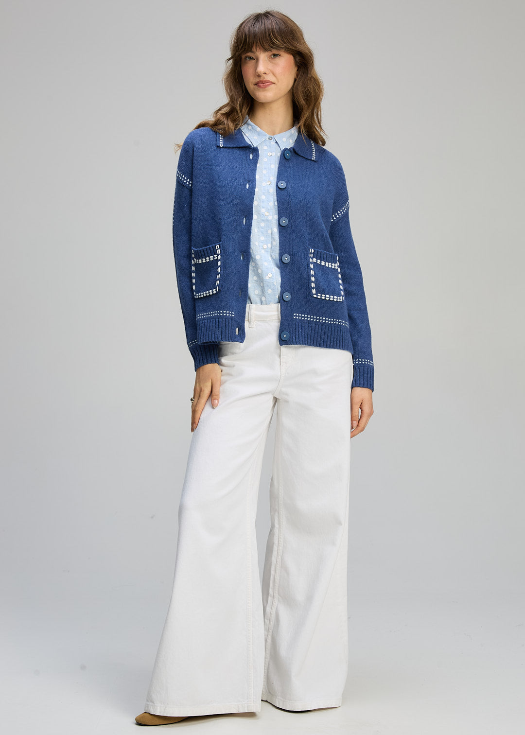 Zaket & Plover - Tailored Cardi - Indigo