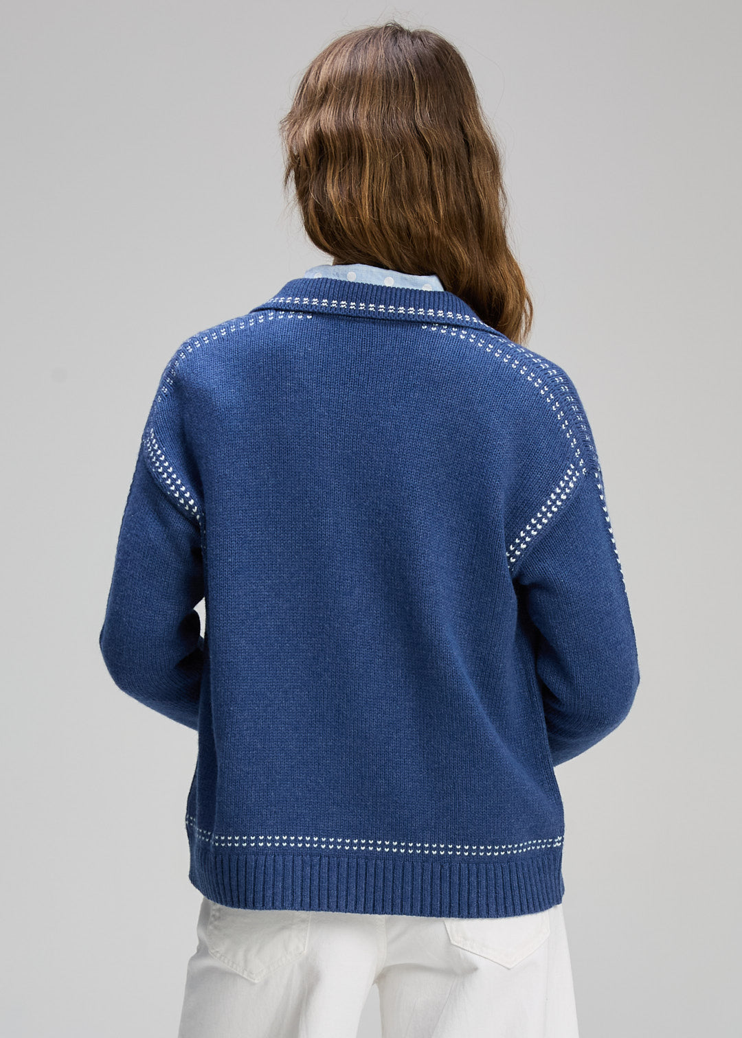 Zaket & Plover - Tailored Cardi - Indigo