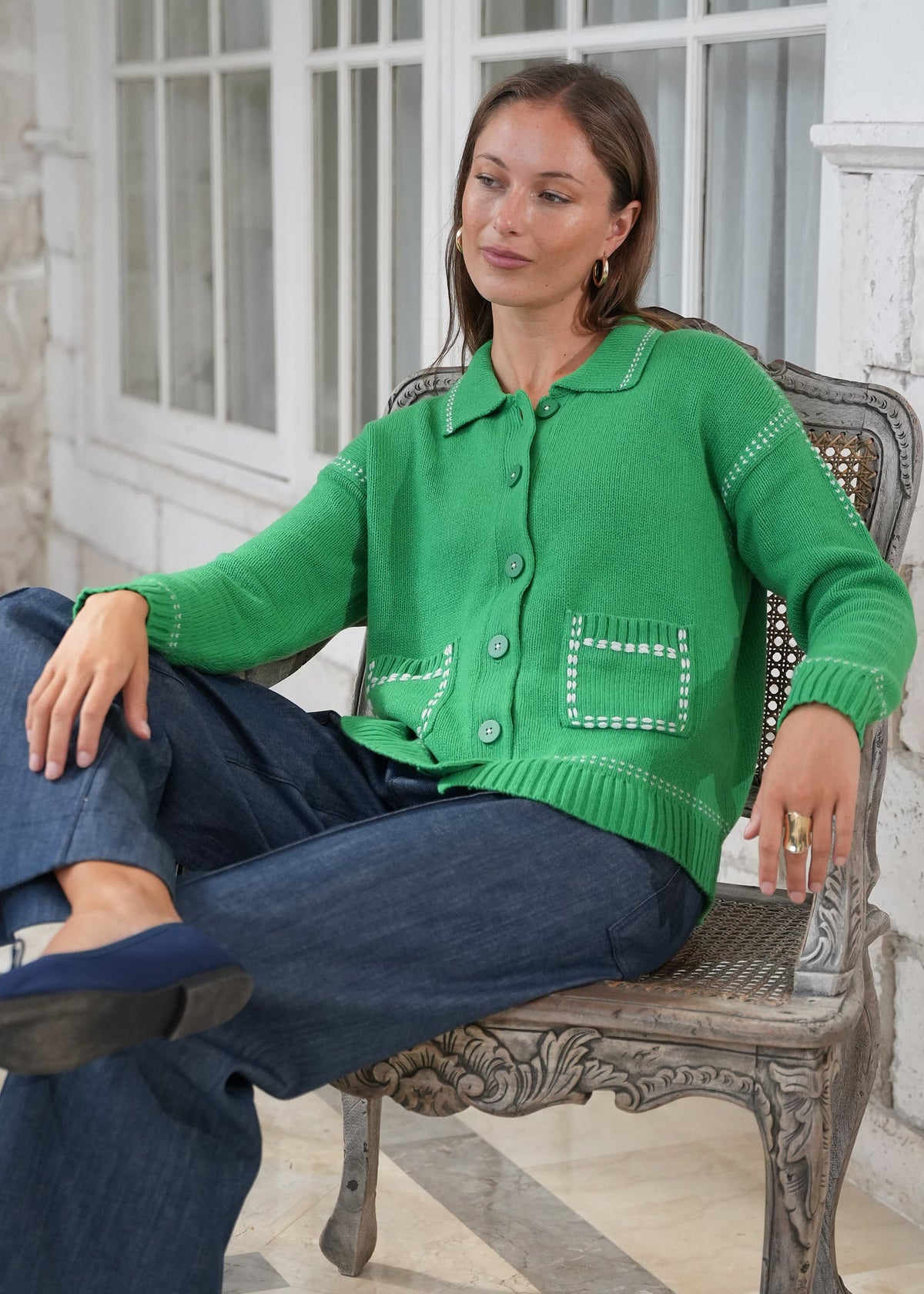 Zaket & Plover - Tailored Cardi - Rocket