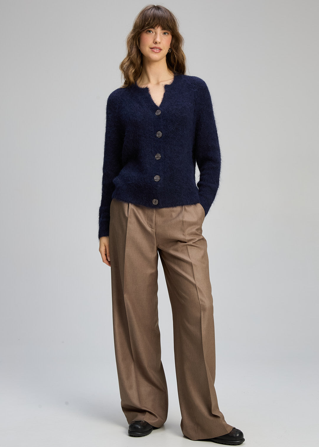 Zaket & Plover - Alpaca Cardigan - Midnight