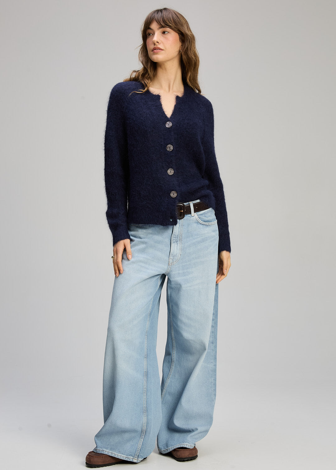 Zaket & Plover - Alpaca Cardigan - Midnight