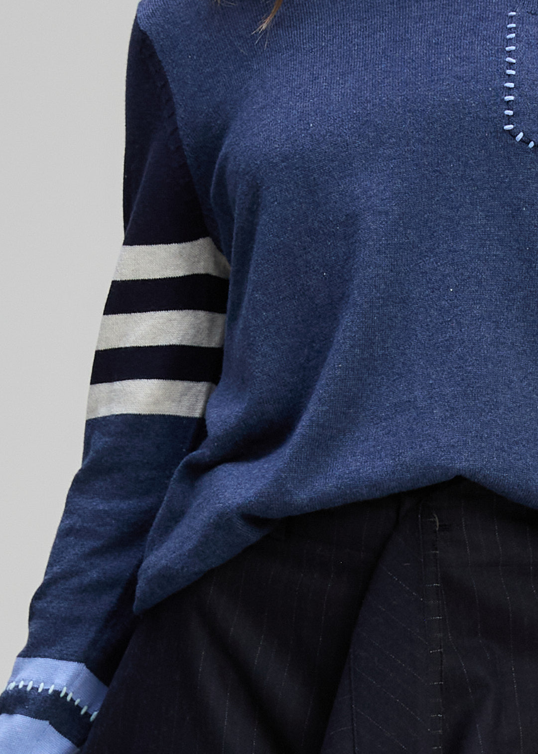 Zaket & Plover - Pocket Detail Jumper - Denim