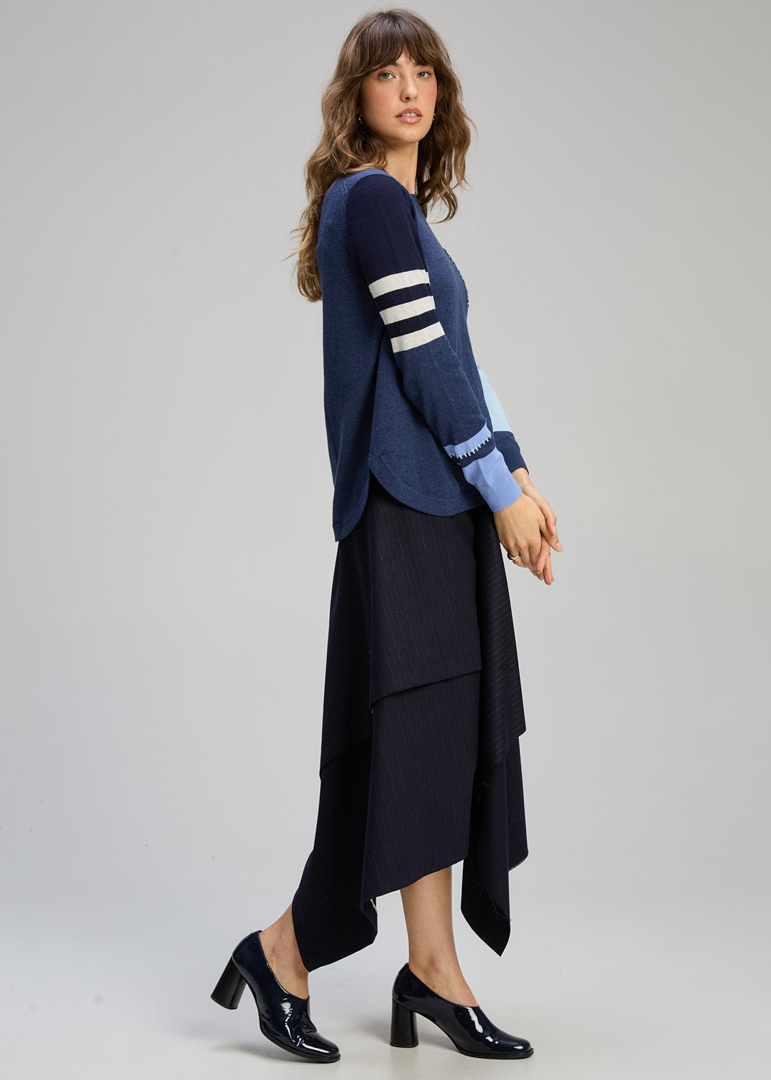 Zaket & Plover - Pocket Detail Jumper - Denim