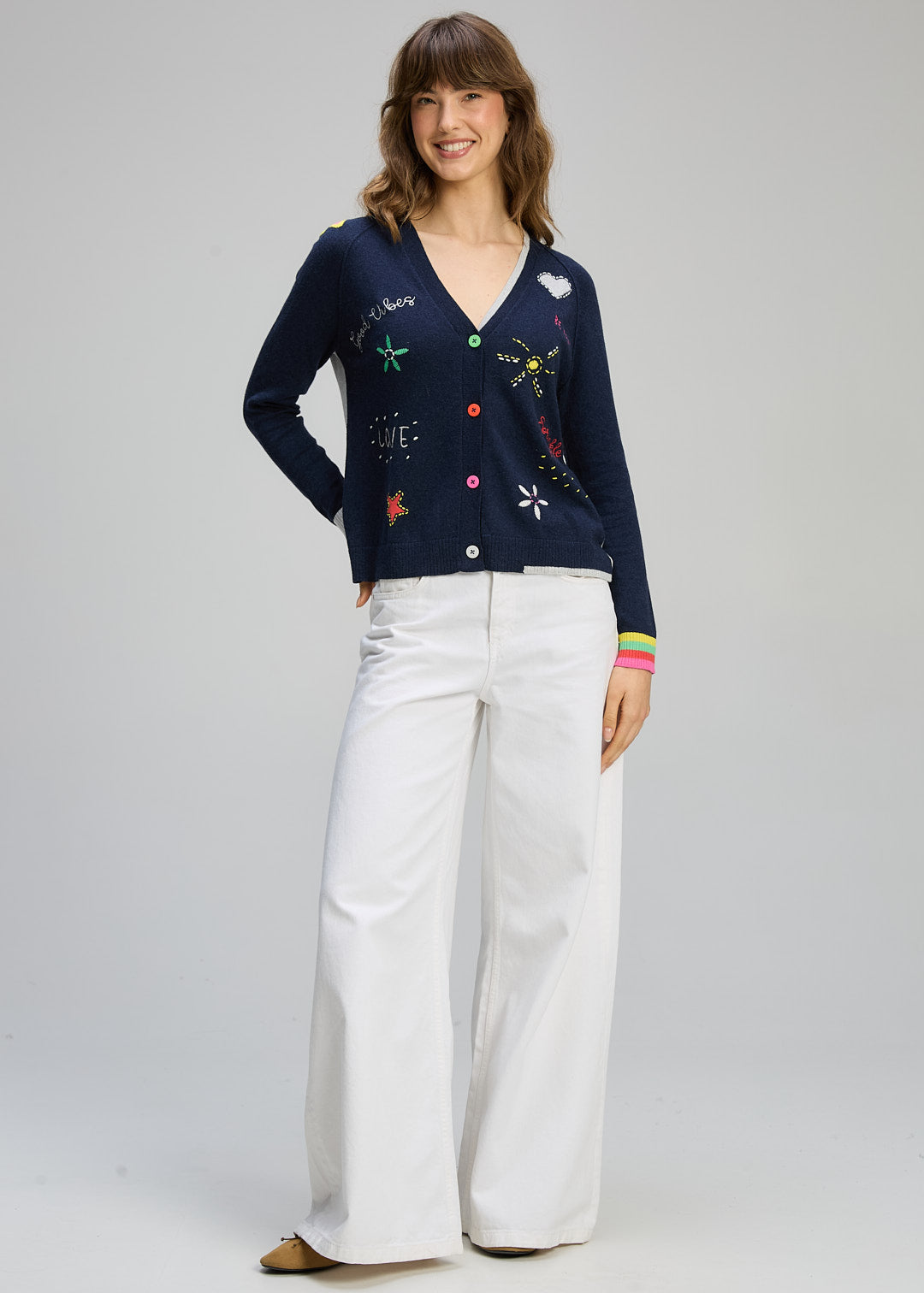 Zaket & Plover - Good Energy Cardi - Dark Denim