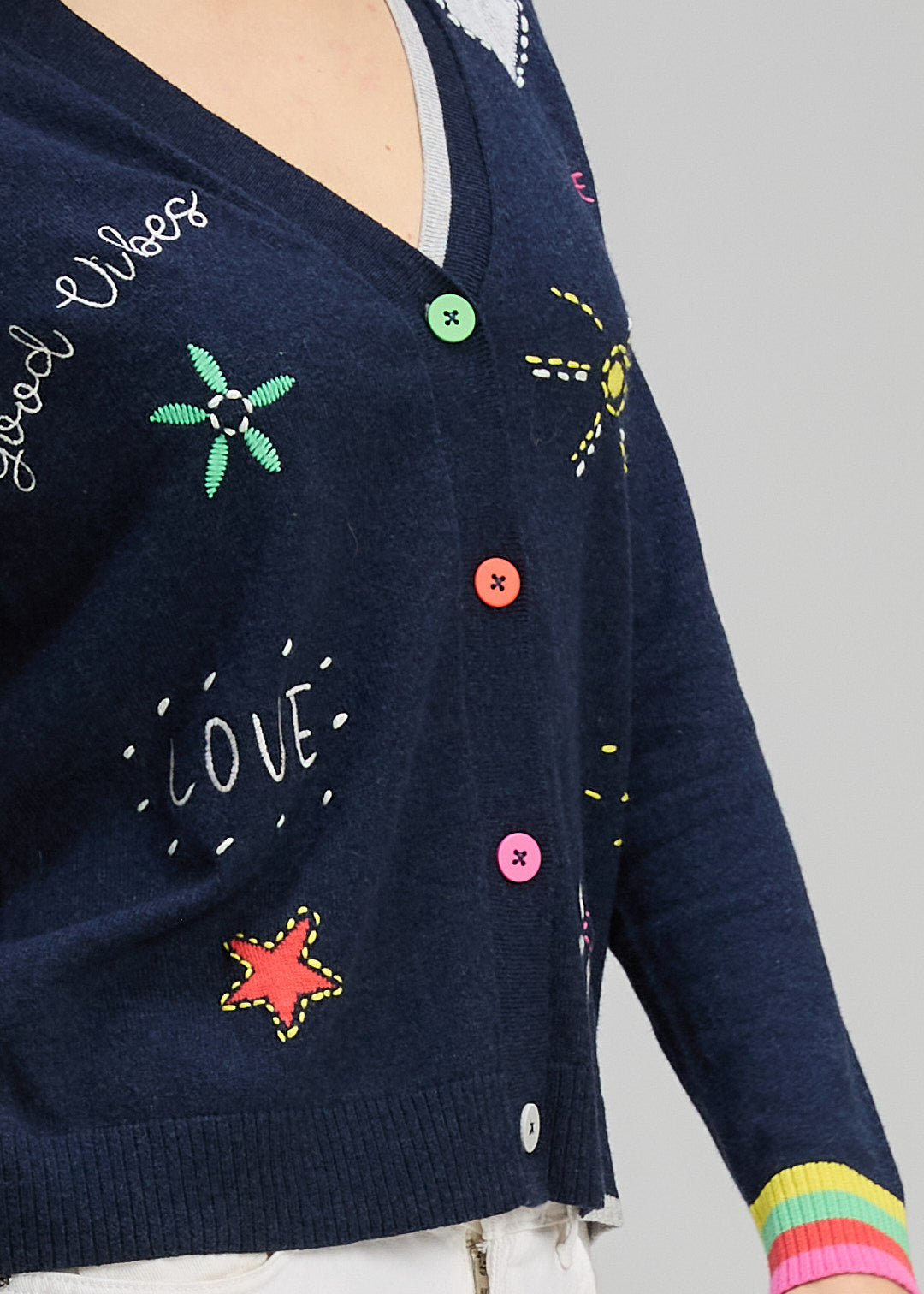 Zaket & Plover - Good Energy Cardi - Dark Denim