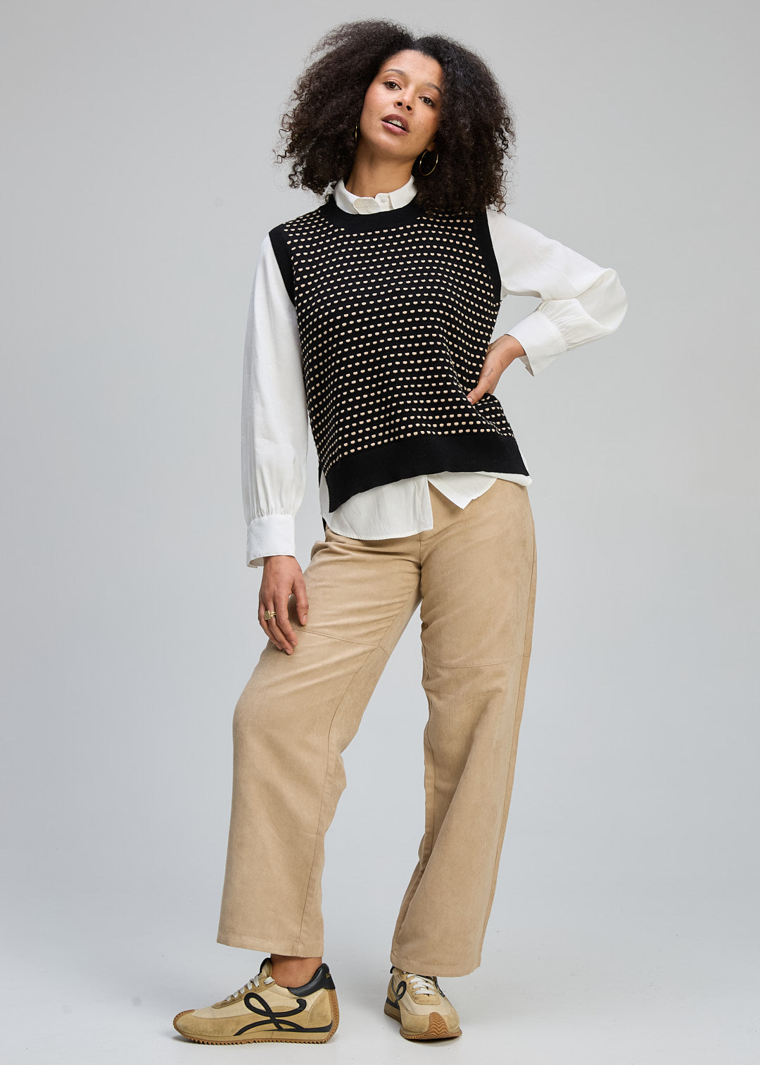 Zaket & Plover - Textured Tank - Black