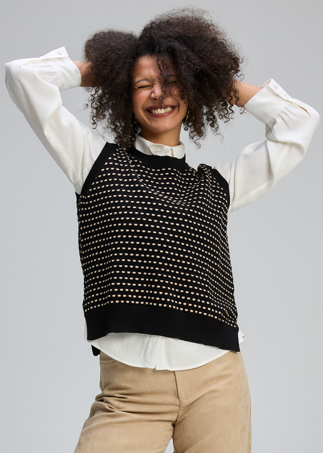 Zaket & Plover - Textured Tank - Black