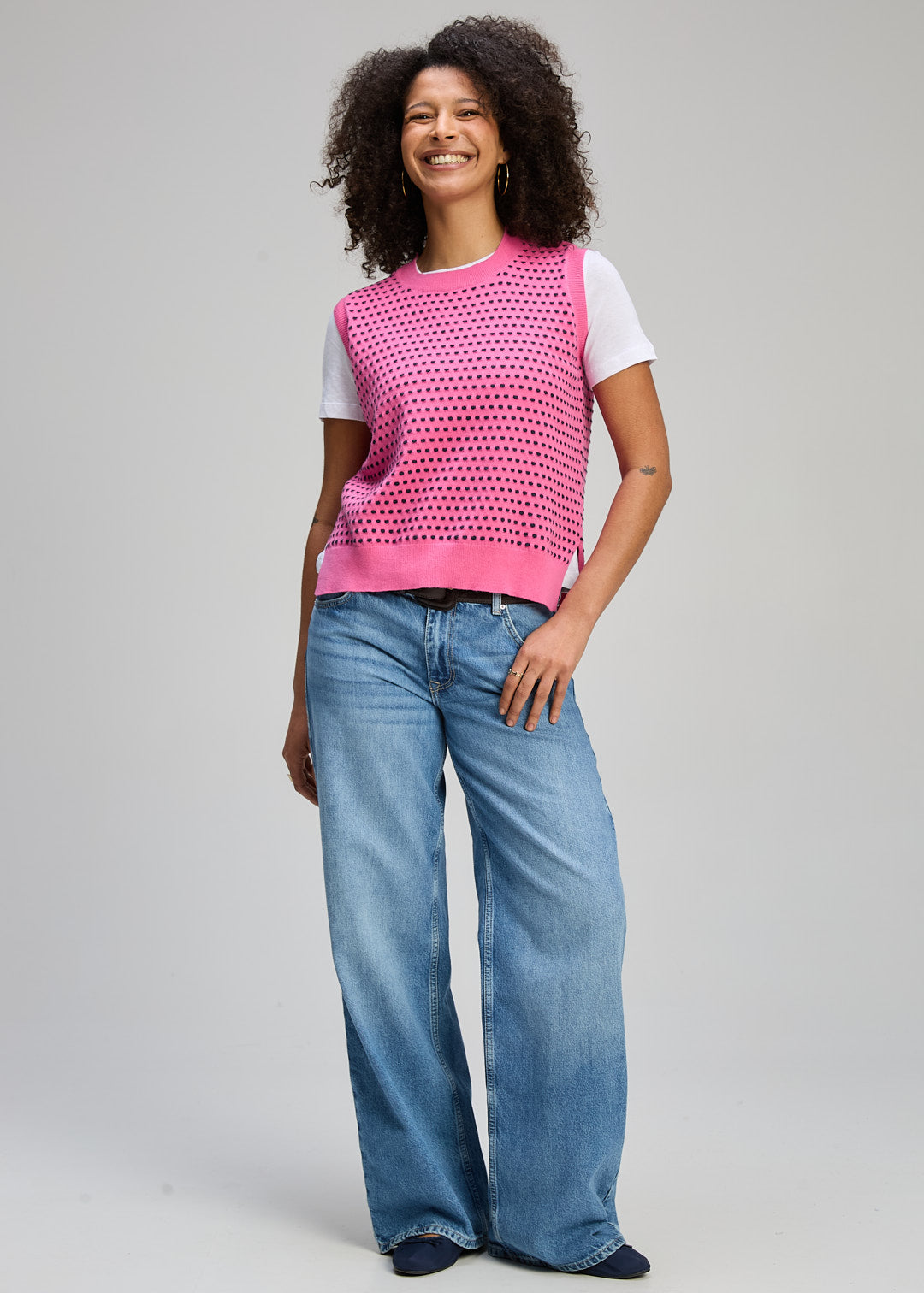 Zaket & Plover -  Textured Tank - Cosmos