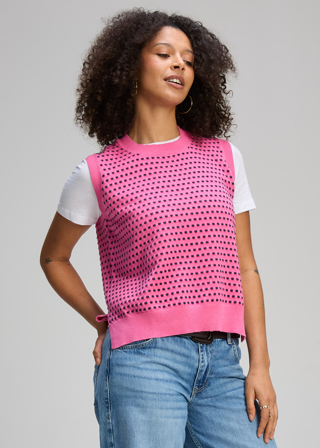 Zaket & Plover -  Textured Tank - Cosmos