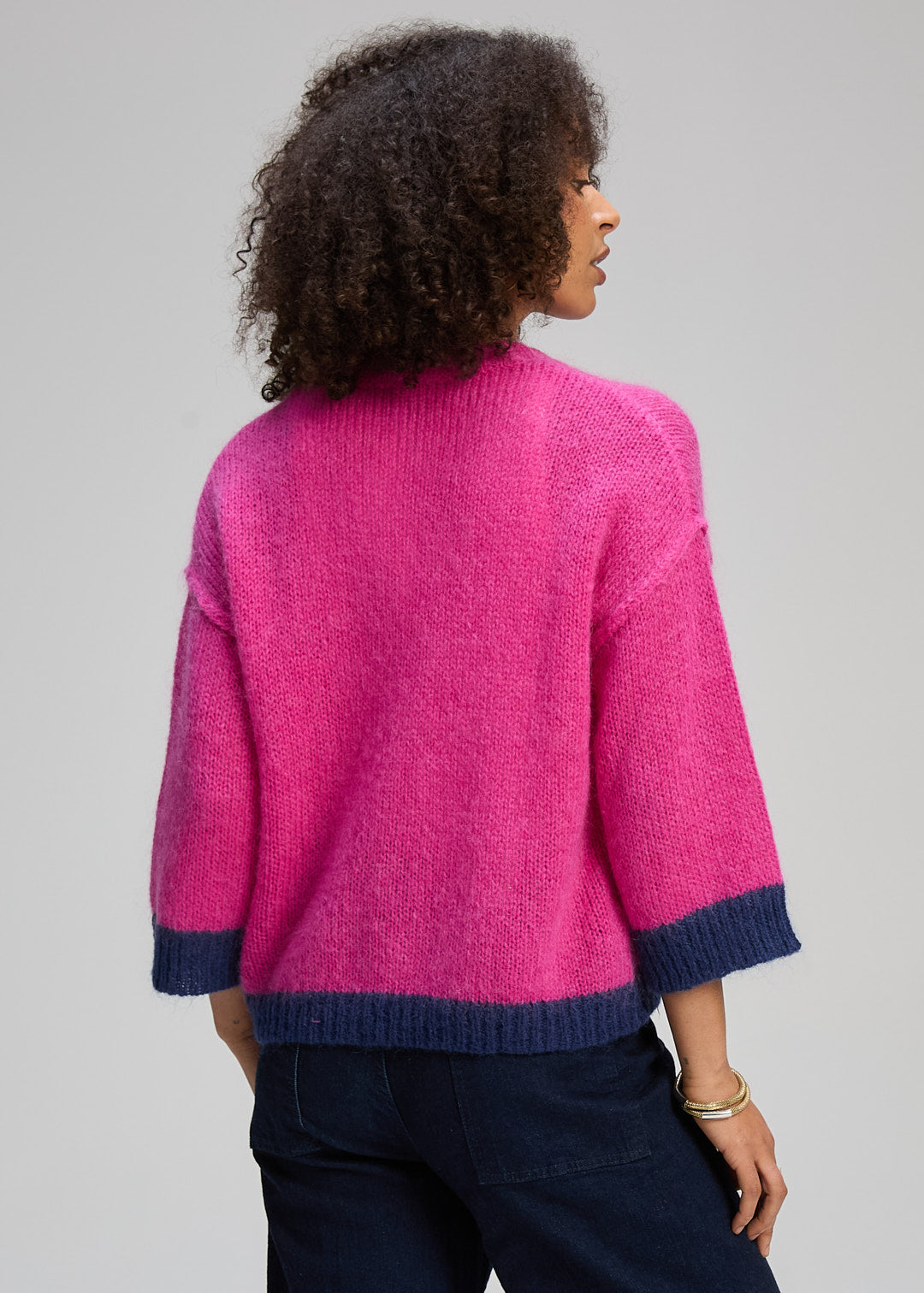 Zaket & Plover - Kid Mohair Cardi - Magenta